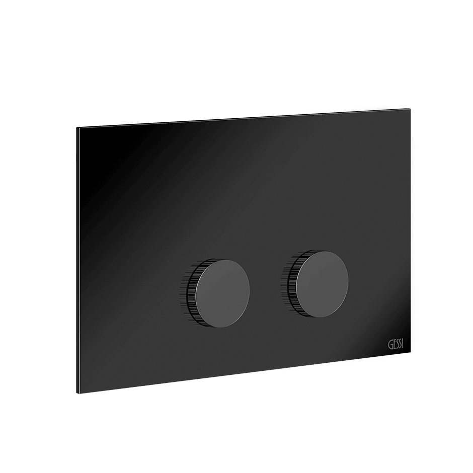 Gessi Flush Plate 54643 in Black Metal Pvd