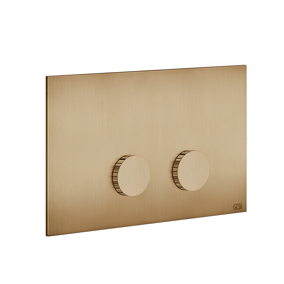 Gessi Flush Plate 54643 in Warm Bronze Br. Pvd
