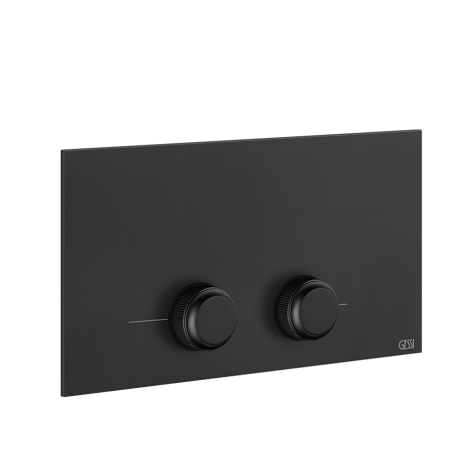Gessi Flush Plate 54653 in Matte Black