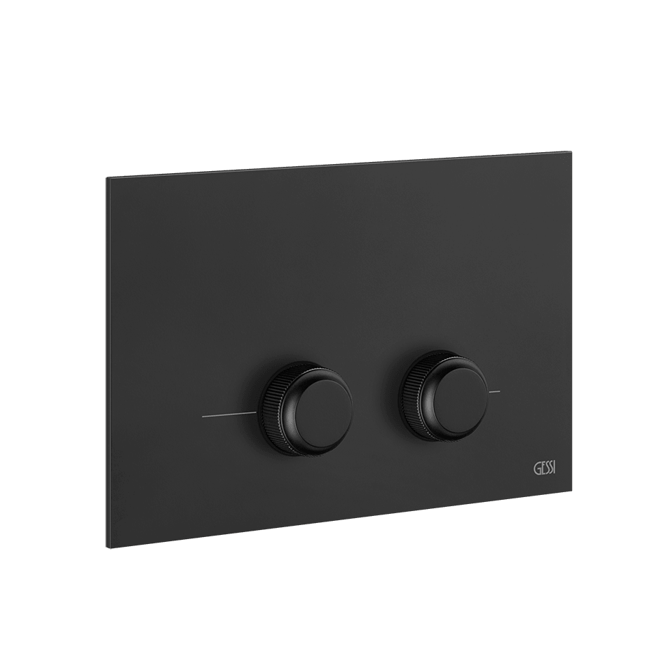 Gessi Flush Plate 54659 in Matte Black
