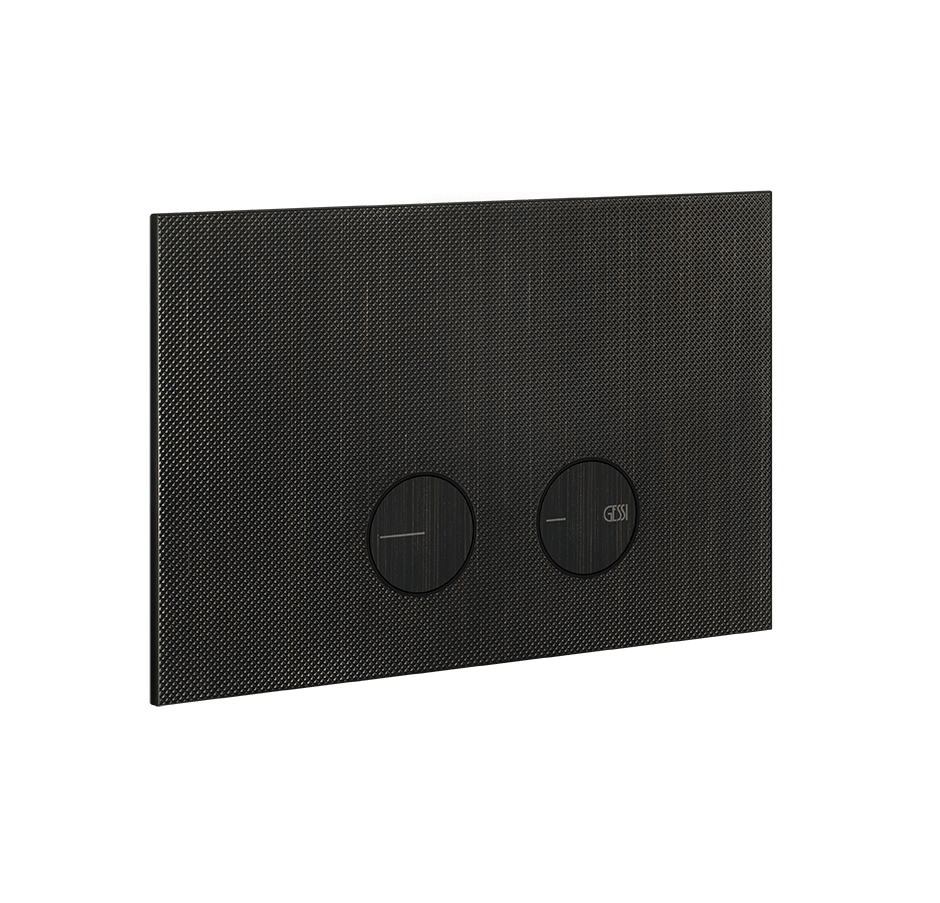 Gessi Flush Plate 54681 in Aged Bronze