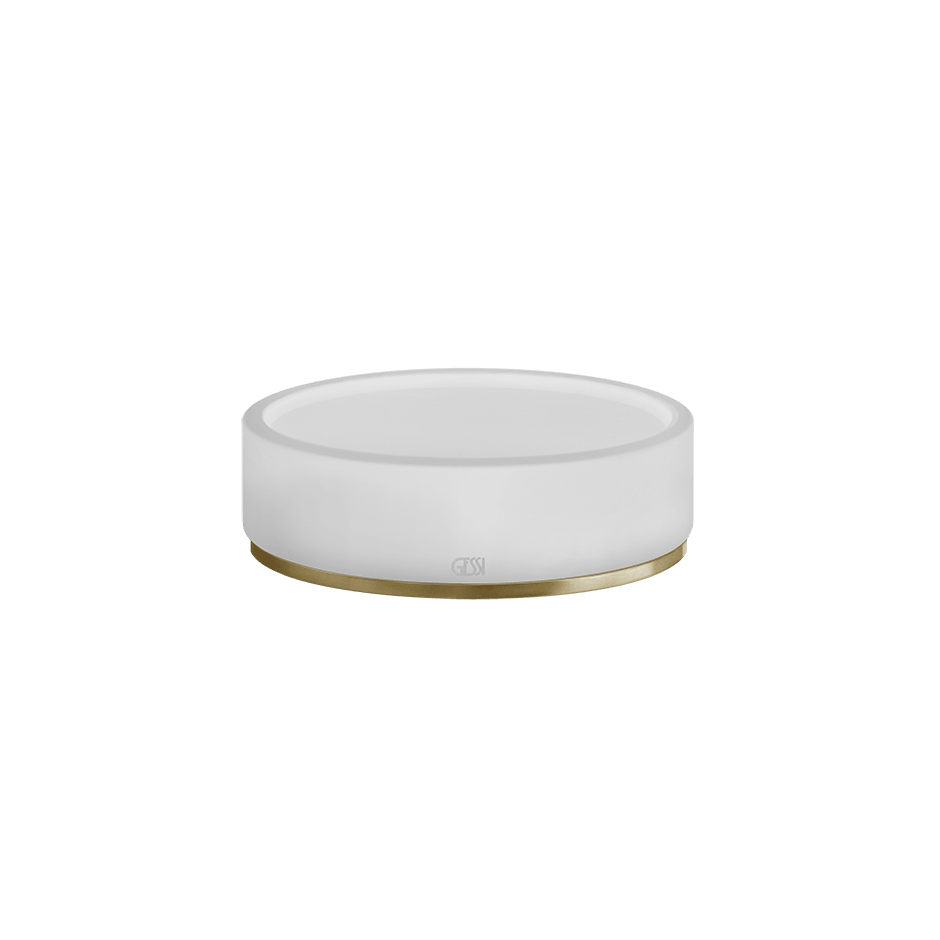 Gessi Soap Holder 54725 in Brass Brushed Pvd