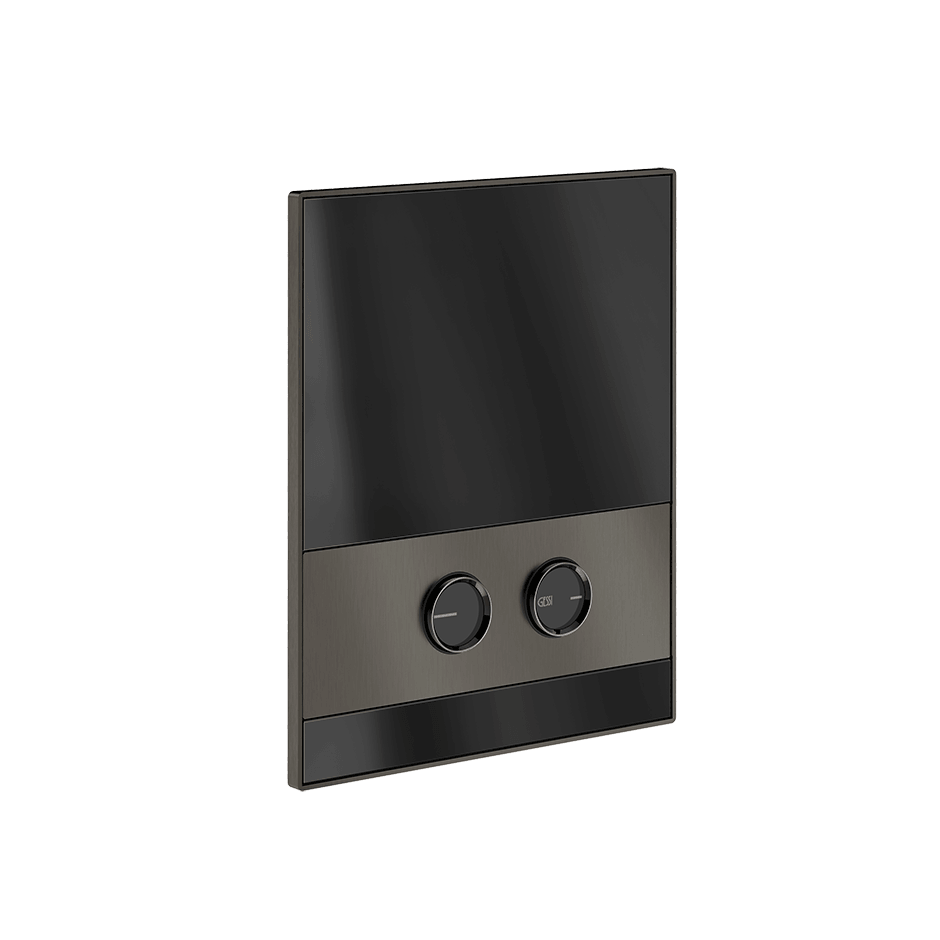 Gessi Flush Plate 56417 in Black Metal Br. Pvd