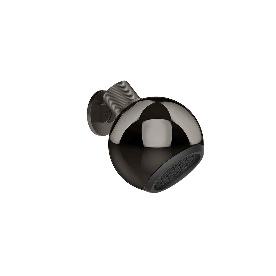Gessi Showerhead 57424 in Black Metal Br. Pvd