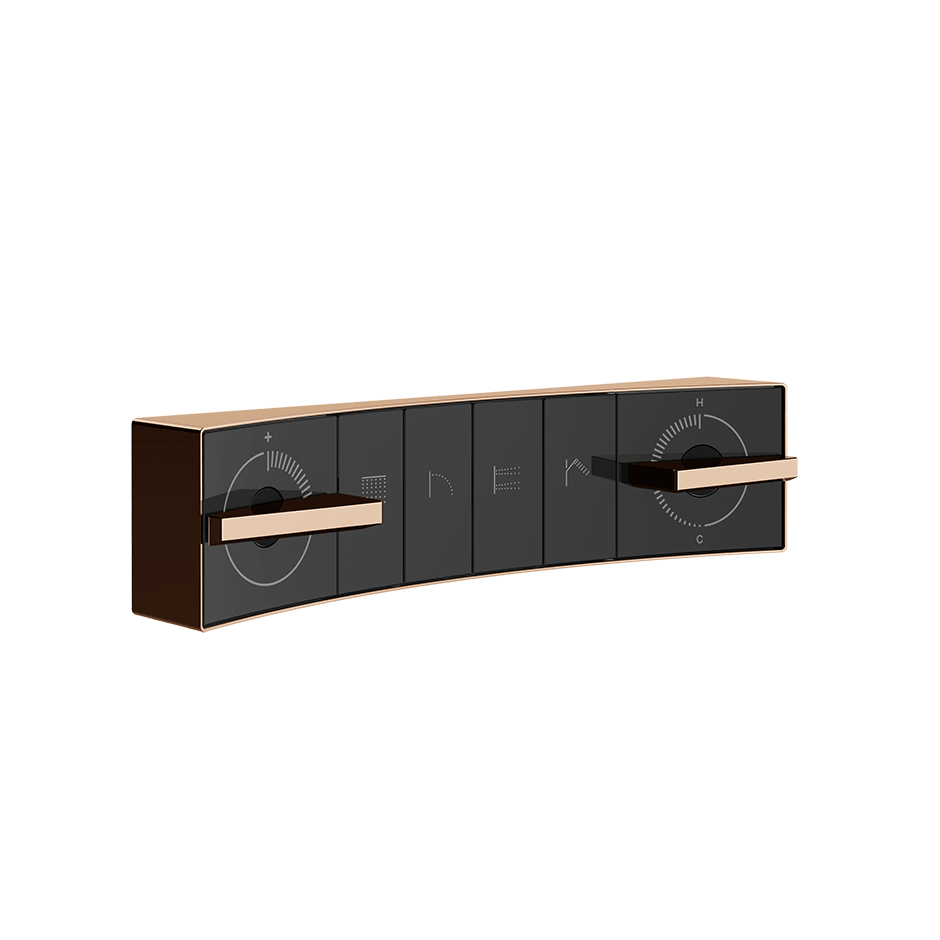 Gessi Shower Mixer 57518 in Copper Pvd