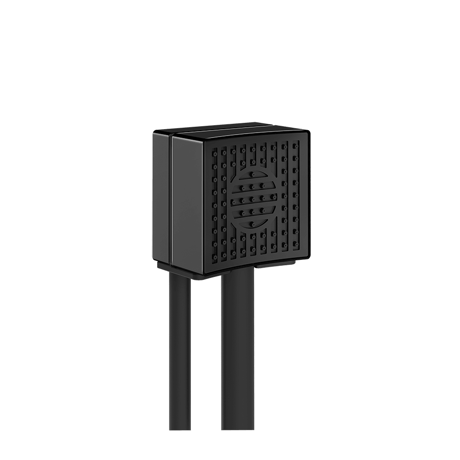 Gessi Shower Set 57599 in Black Metal Pvd