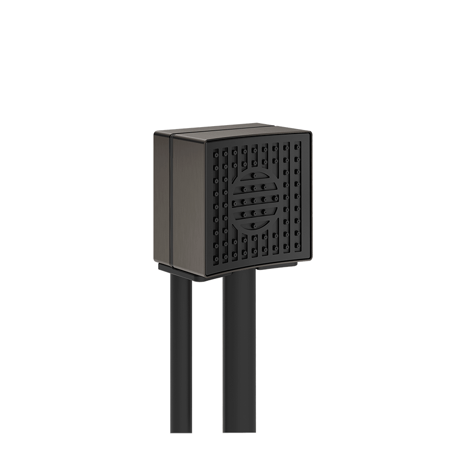 Gessi Shower Set 57599 in Black Metal Br. Pvd