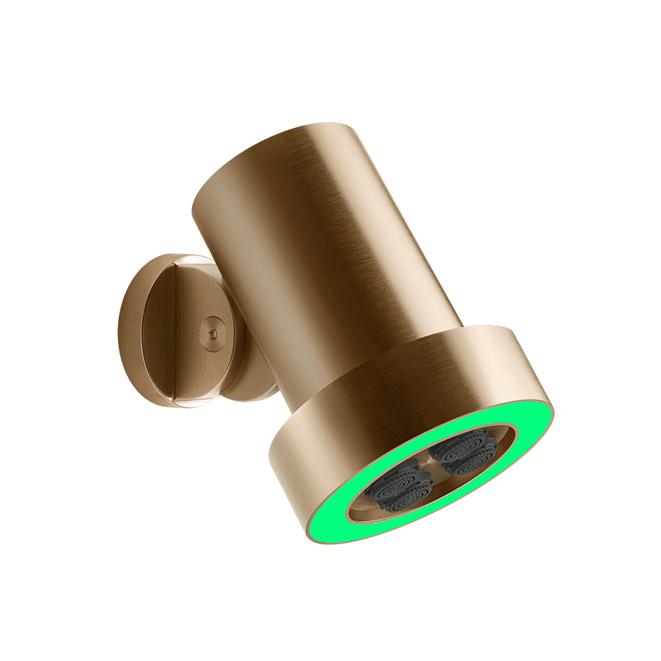 Gessi Showerhead 57701 in Warm Bronze Br. Pvd