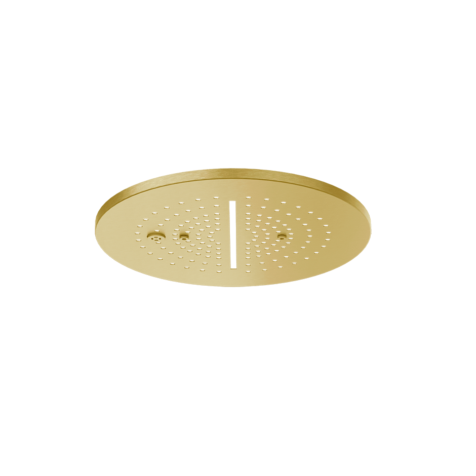 Gessi Showerhead 57873 in Gold Brushed Pvd
