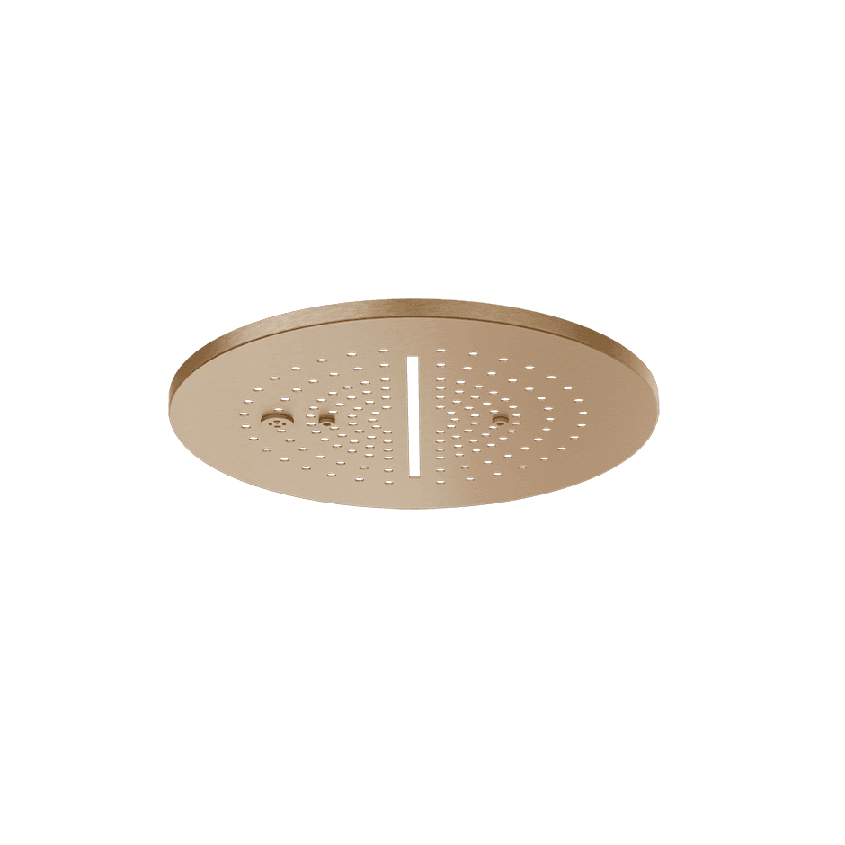 Gessi Showerhead 57873 in Warm Bronze Br. Pvd