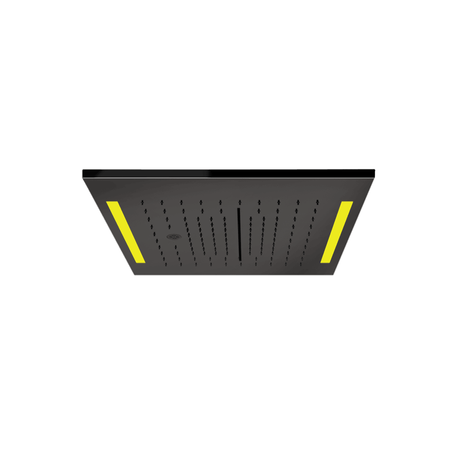 Gessi Showerhead 57876 in Black Metal Pvd