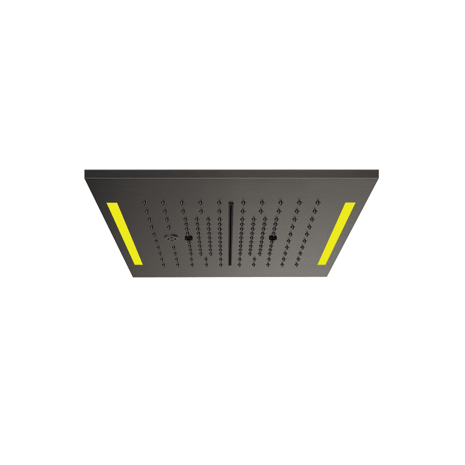 Gessi Showerhead 57876 in Black Metal Br. Pvd