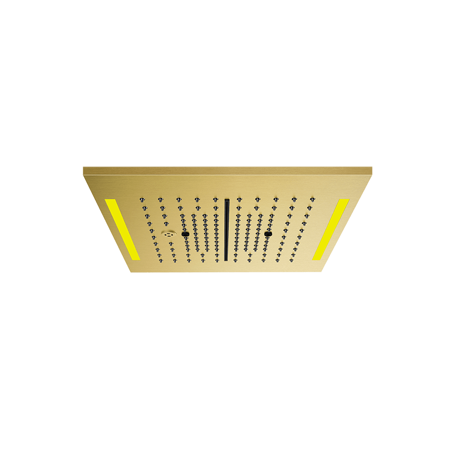 Gessi Showerhead 57876 in Gold Brushed Pvd