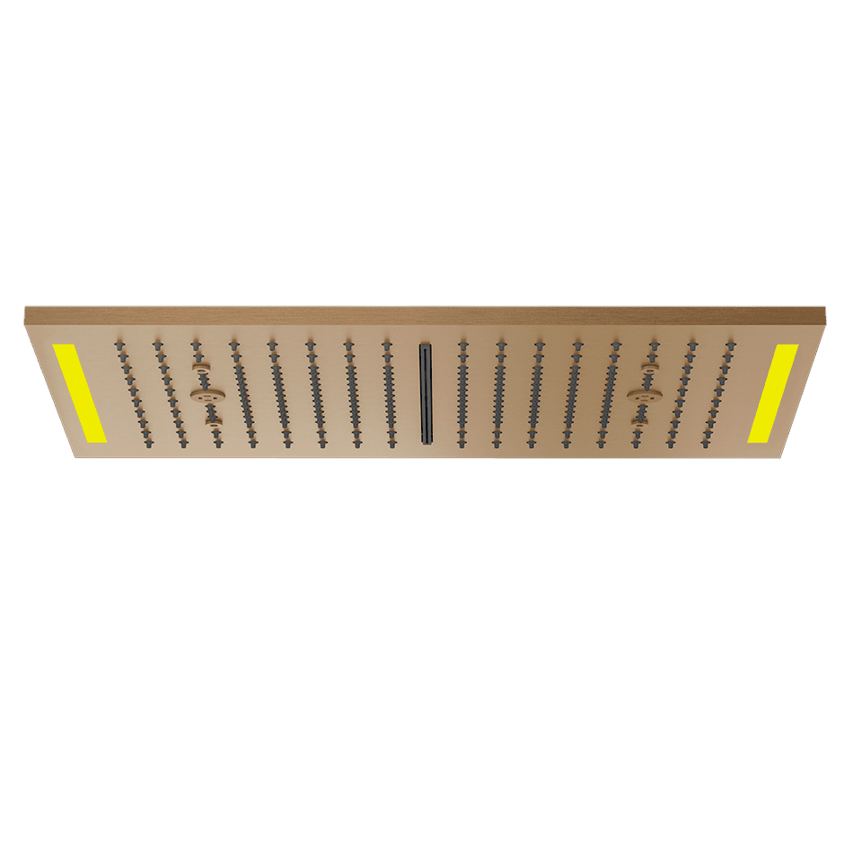 Gessi Showerhead 57882 in Warm Bronze Br. Pvd