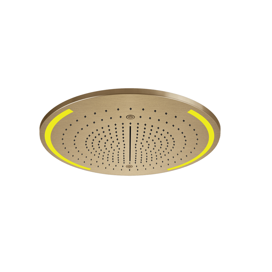 Gessi Showerhead 57980 in Warm Bronze Br. Pvd