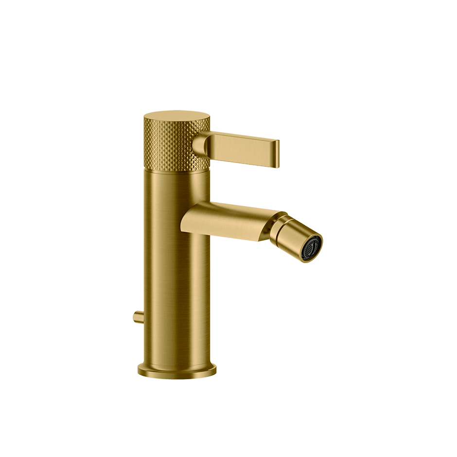 Gessi Bidet Mixer 58007 in Gold Brushed Pvd