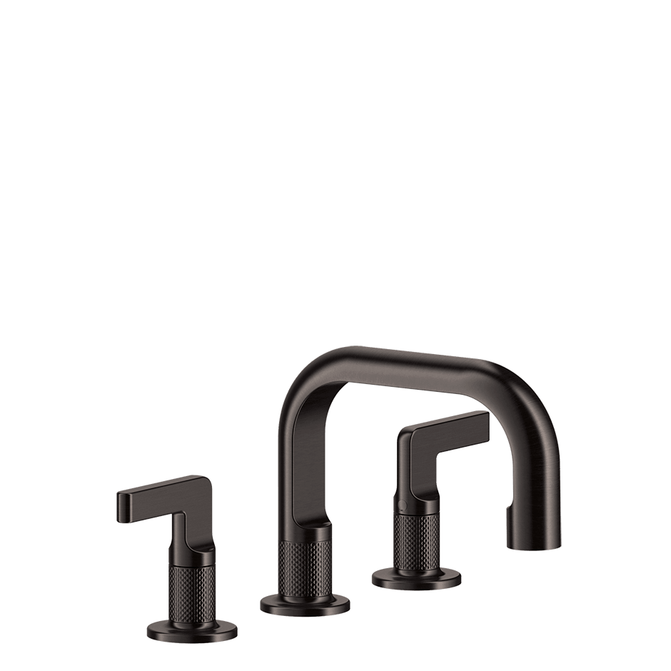 Gessi Washbasin Group 58012 in Black Metal Br. Pvd