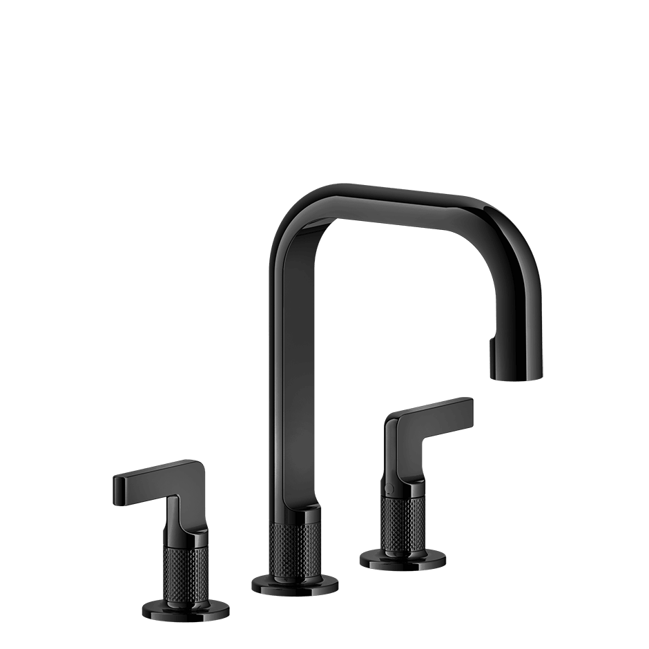 Gessi Washbasin Group 58014 in Black Metal Pvd