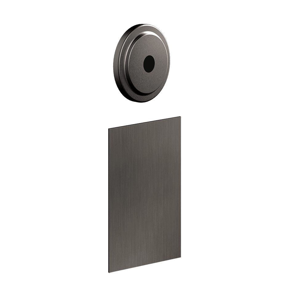Gessi Electronic Mixer 58019 in Black Metal Br. Pvd
