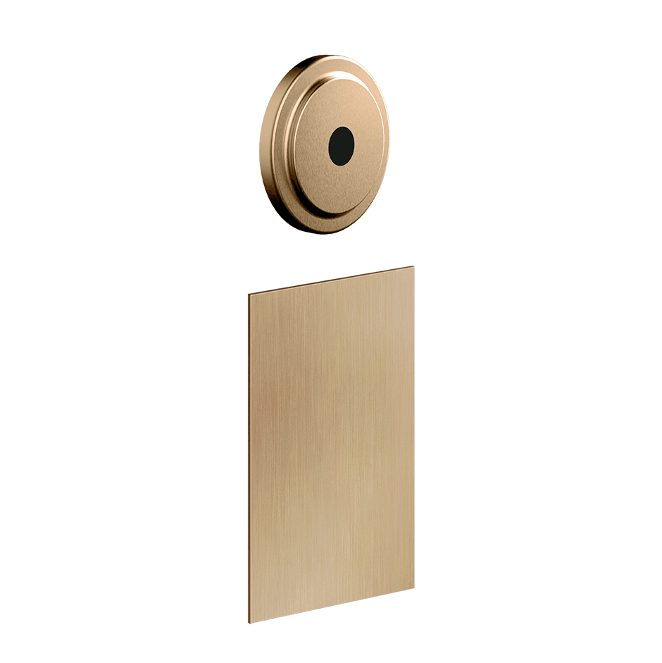 Gessi Electronic Mixer 58019 in Warm Bronze Br. Pvd