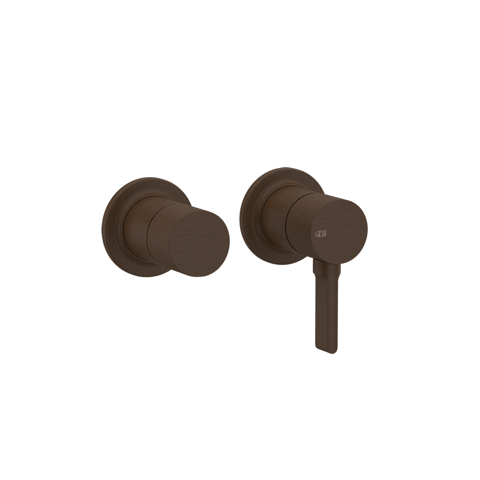 Gessi Shower Mixer 58077 in Dark Bronze
