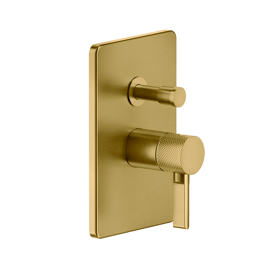 Gessi Shower Mixer 58079 in Gold Brushed Pvd