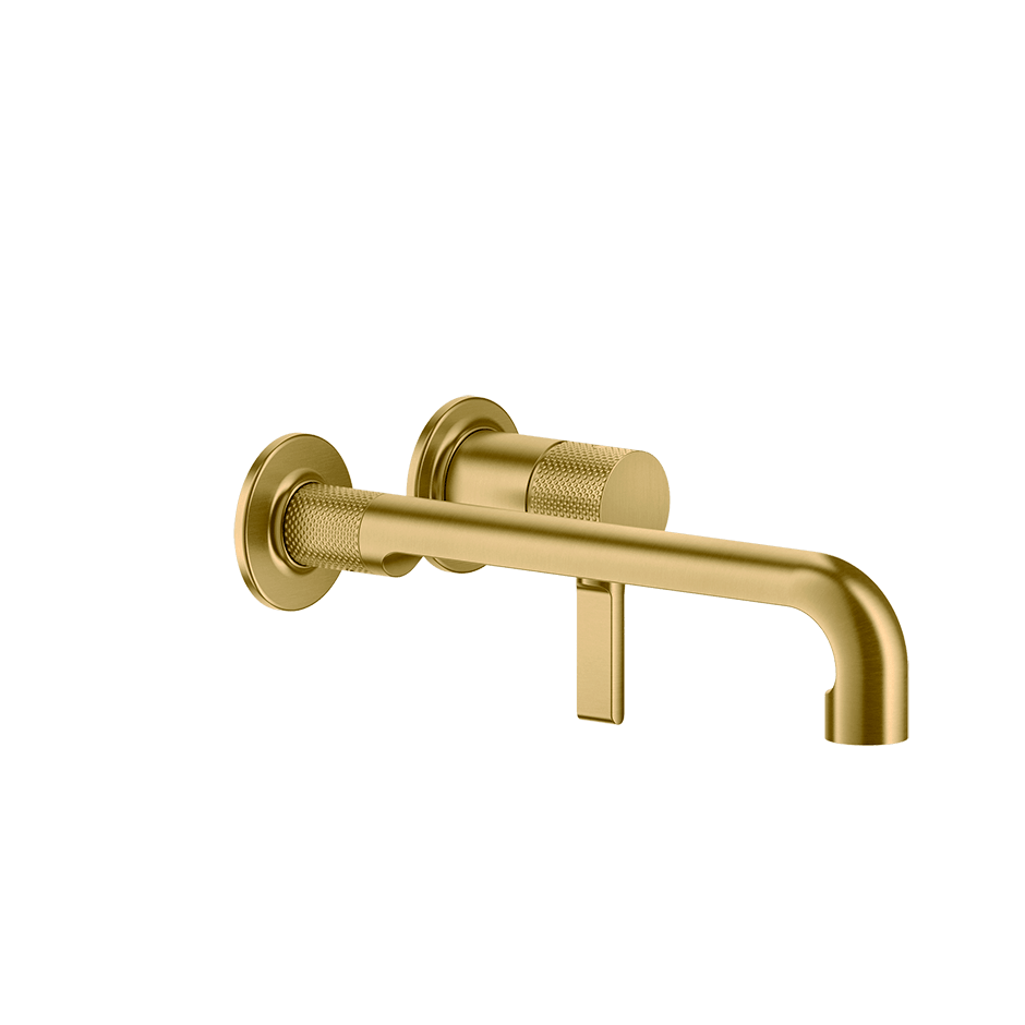 Gessi Washbasin Mixer 58089 in Gold Brushed Pvd