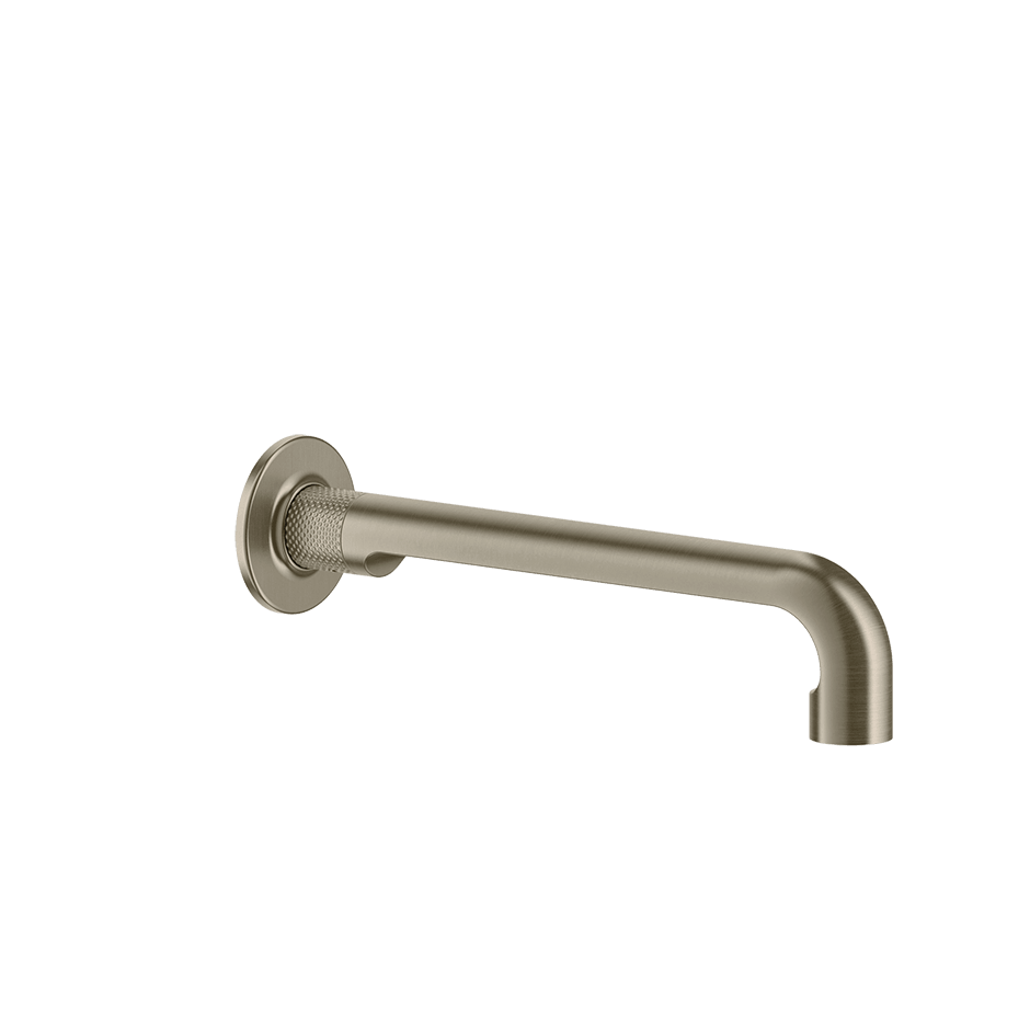 Gessi Basin Spout 58101 in Finox Brushed Nickel