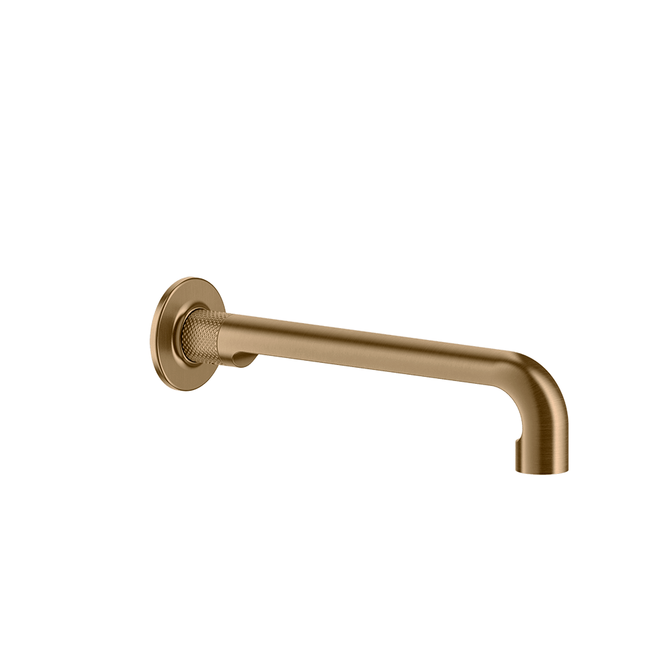Gessi Basin Spout 58101 in Warm Bronze Br. Pvd
