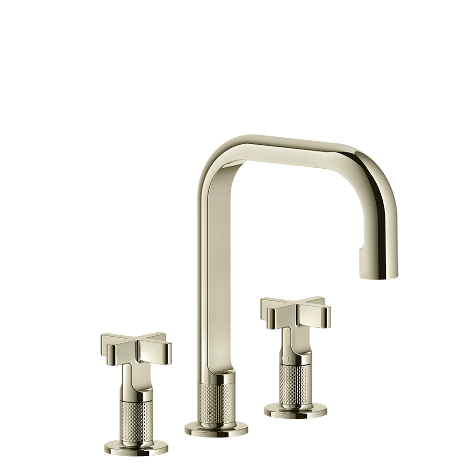 Gessi Washbasin Group 58114 in Nickel Pvd