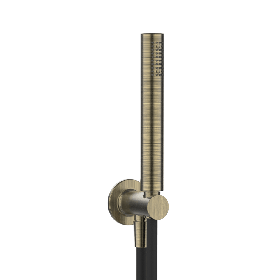 Gessi Shower Set 58123 in Antique Brass