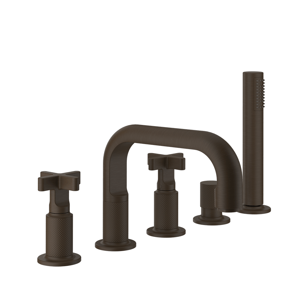 Gessi Bath Mixer 58140 in Dark Bronze