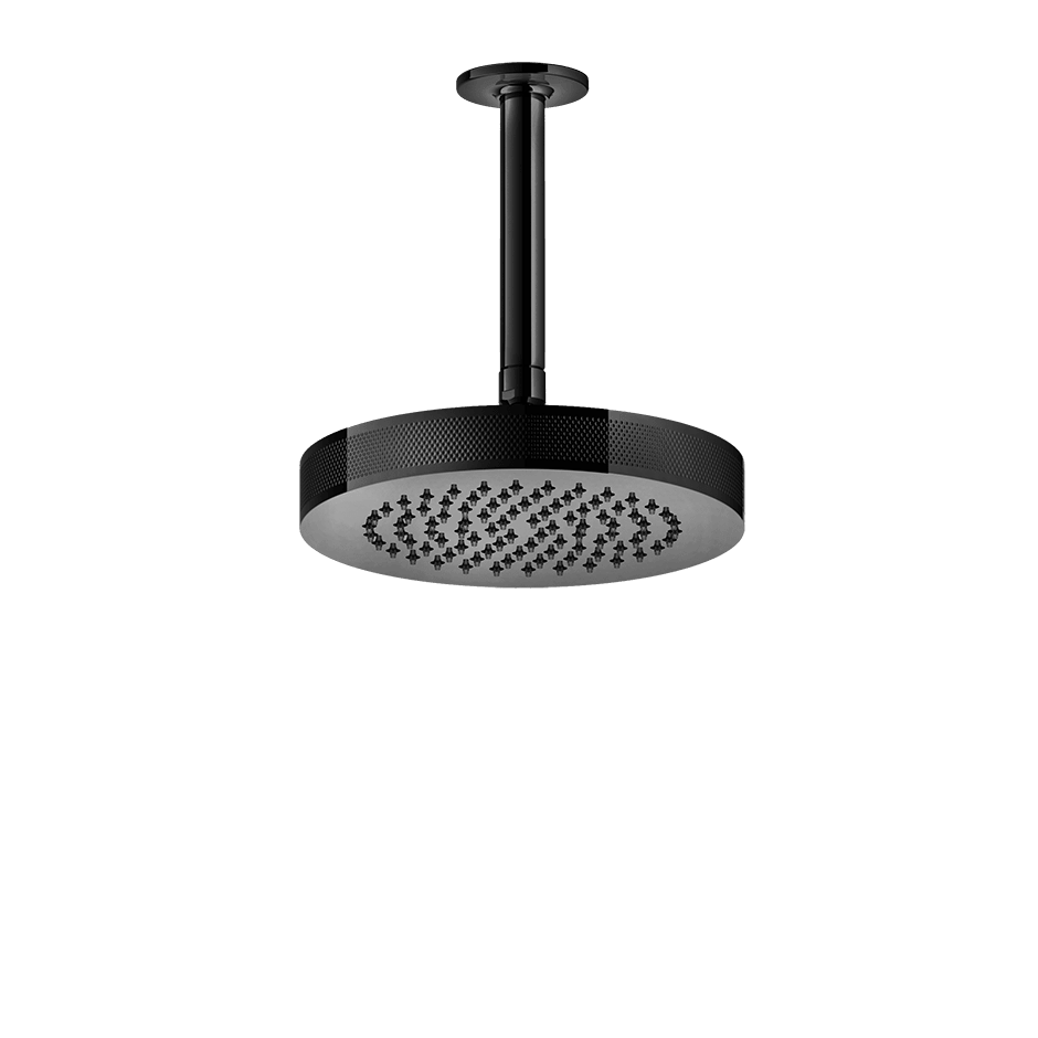Gessi Showerhead 58186 in Black Metal Pvd