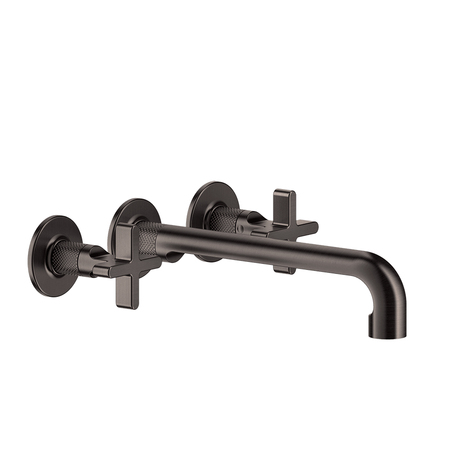 Gessi Washbasin Group 58192 in Black Metal Br. Pvd