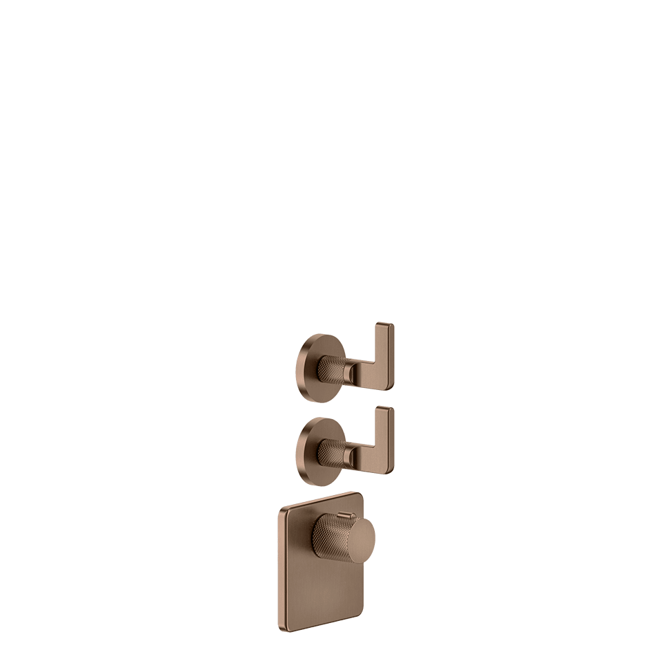 Gessi Shower Mixer 58214 in Copper Brushed Pvd