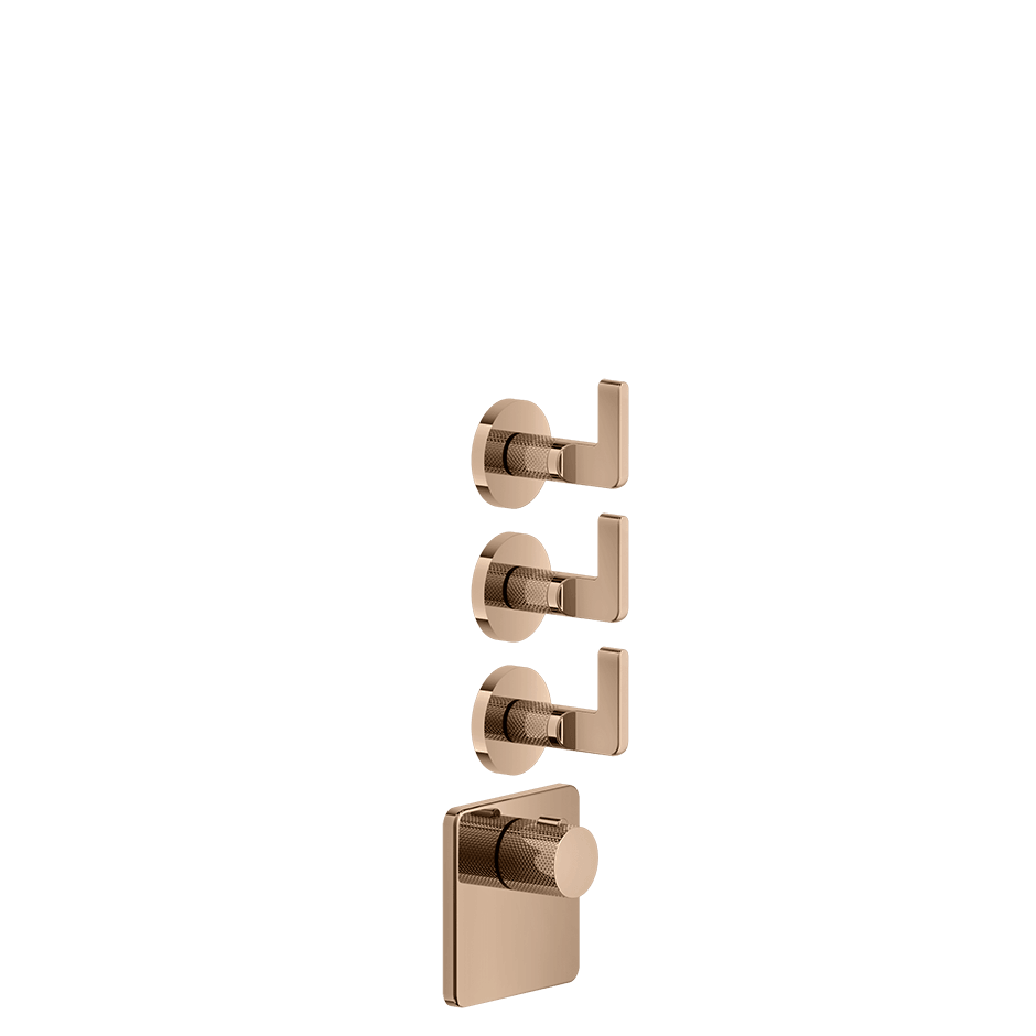 Gessi Shower Mixer 58216 in Copper Pvd