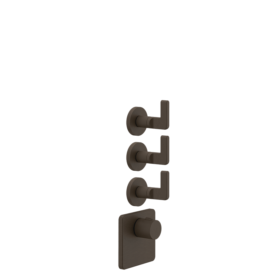 Gessi Shower Mixer 58216 in Dark Bronze
