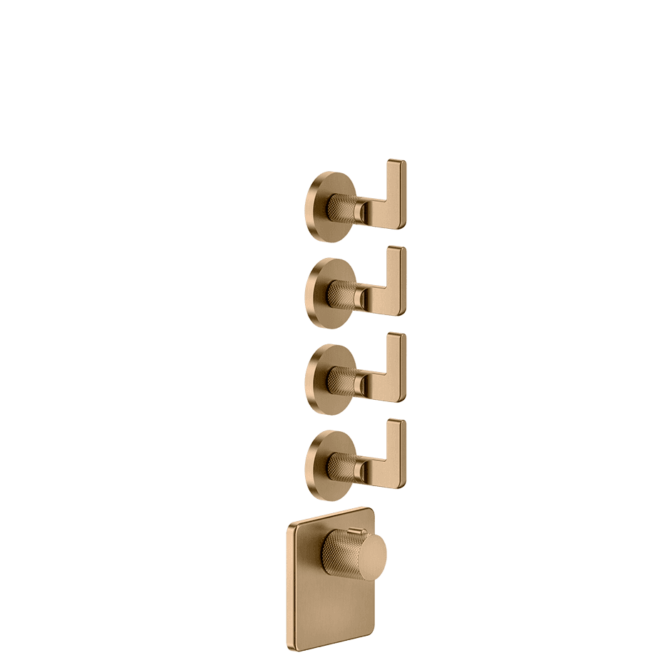 Gessi Shower Mixer 58218 in Warm Bronze Br. Pvd