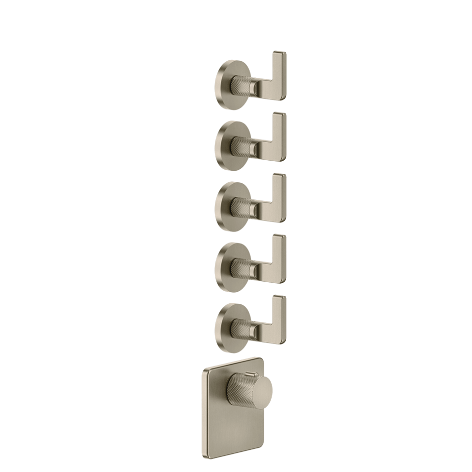 Gessi Shower Mixer 58220 in Finox Brushed Nickel