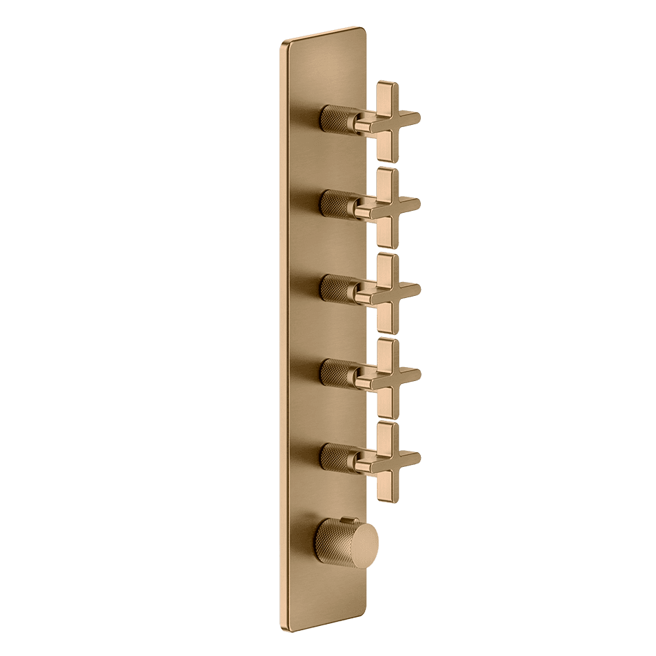 Gessi Shower Mixer 58230 in Warm Bronze Br. Pvd