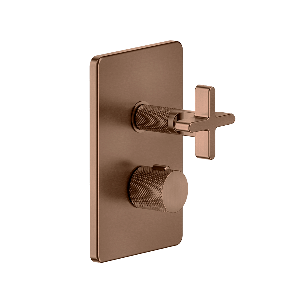 Gessi Shower Mixer 58232 in Copper Brushed Pvd