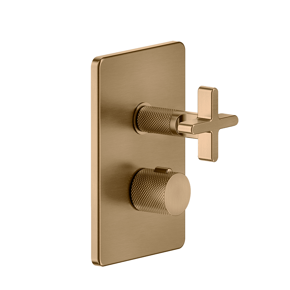 Gessi Shower Mixer 58232 in Warm Bronze Br. Pvd