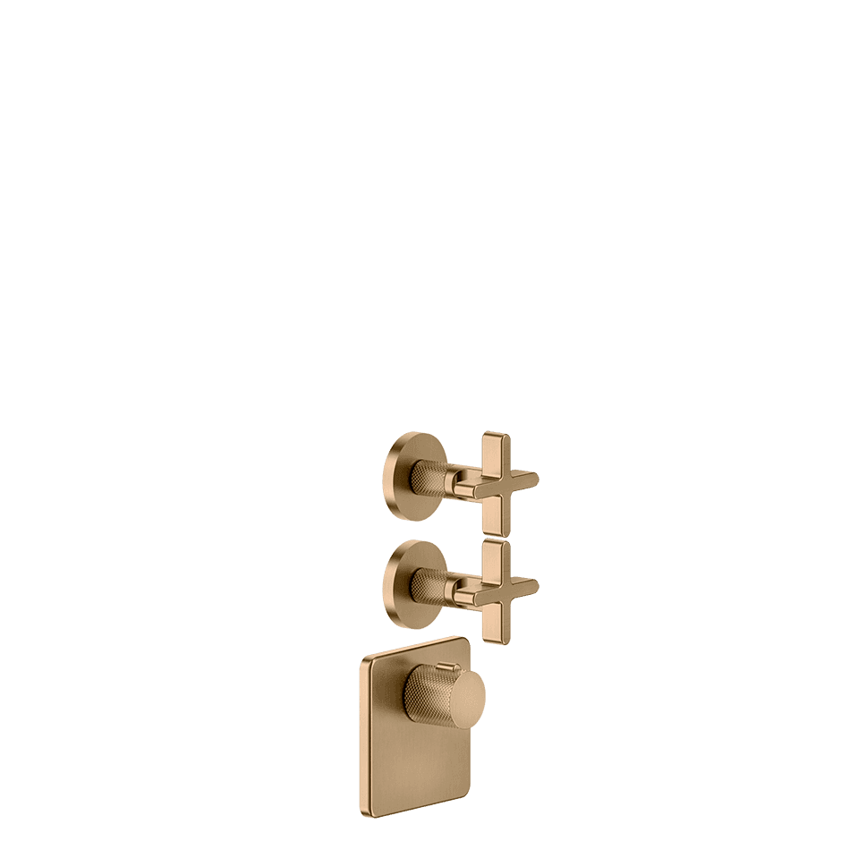Gessi Shower Mixer 58344 in Warm Bronze Br. Pvd
