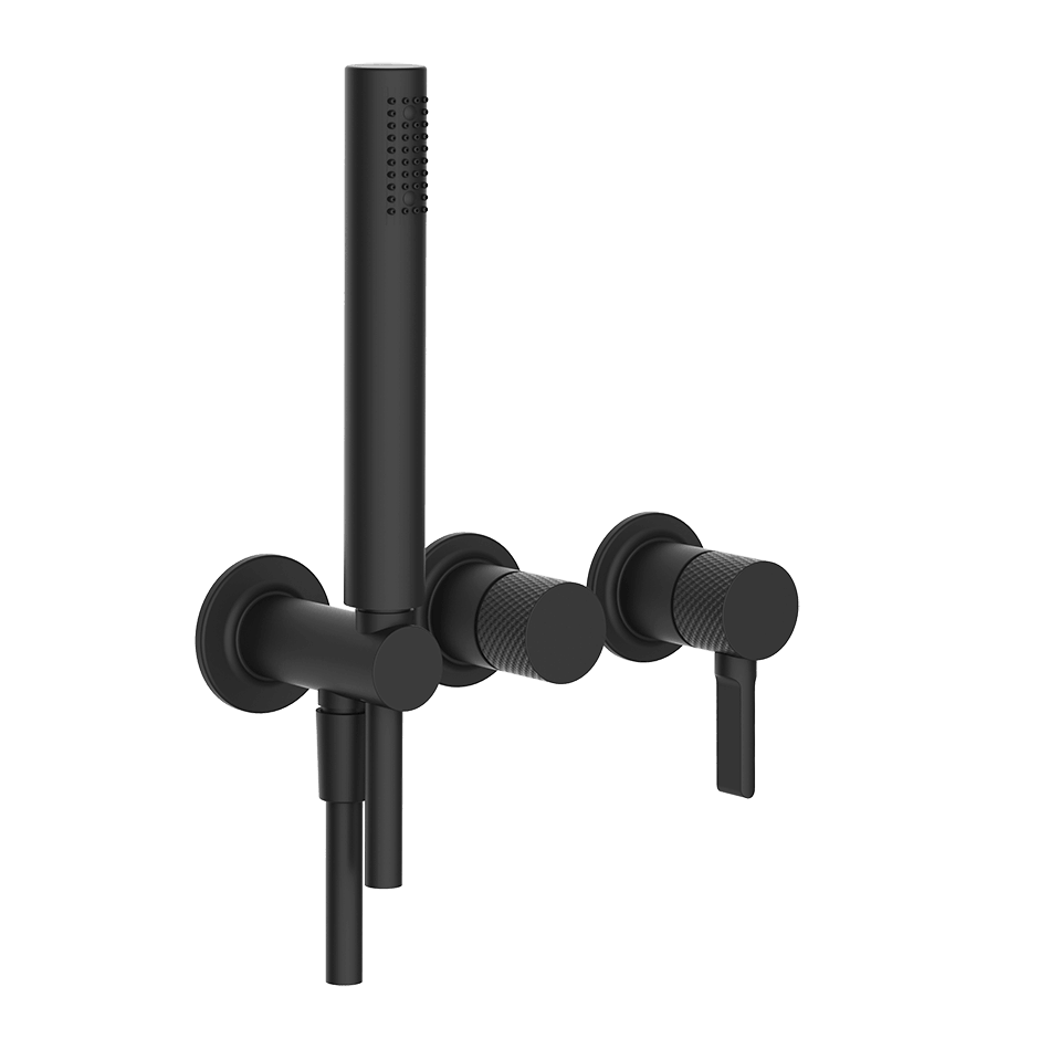Gessi Bath Mixer 58345 in Matte Black