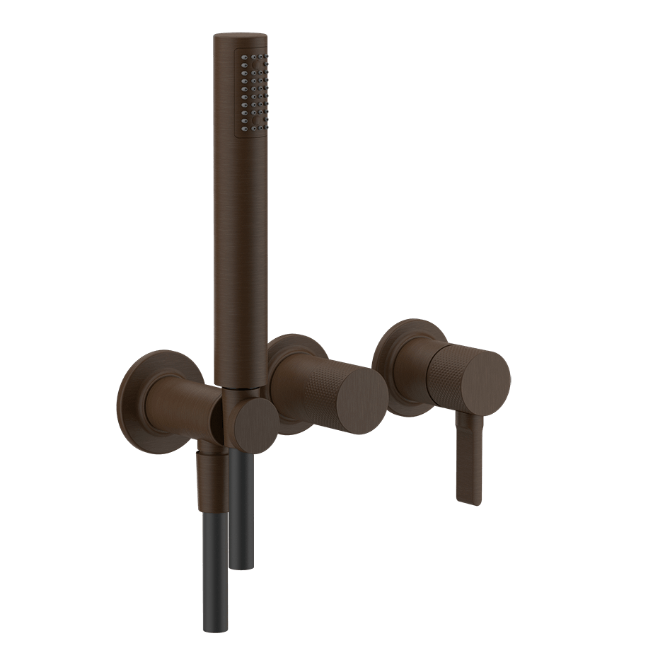 Gessi Bath Mixer 58345 in Dark Bronze