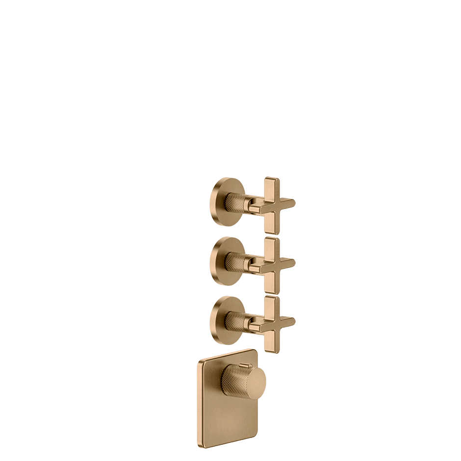 Gessi Shower Mixer 58346 in Warm Bronze Br. Pvd