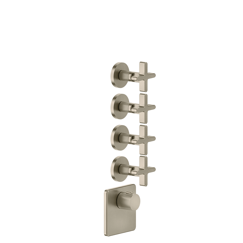 Gessi Shower Mixer 58348 in Finox Brushed Nickel