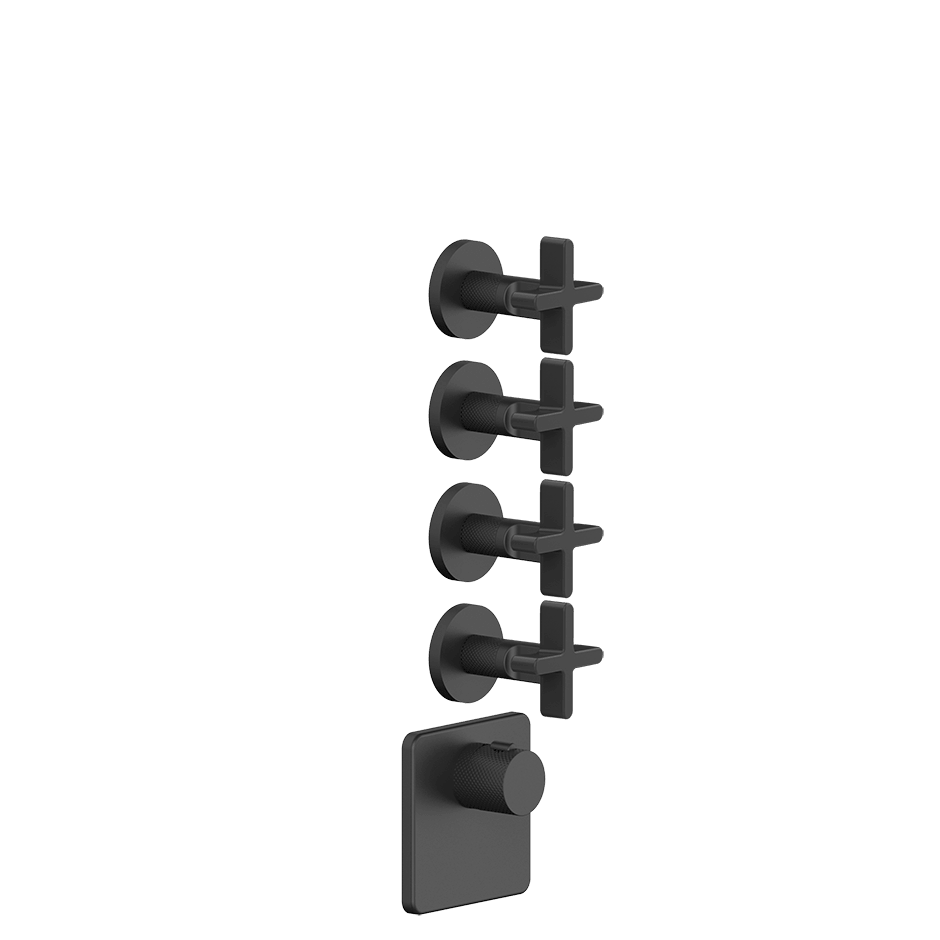 Gessi Shower Mixer 58348 in Matte Black