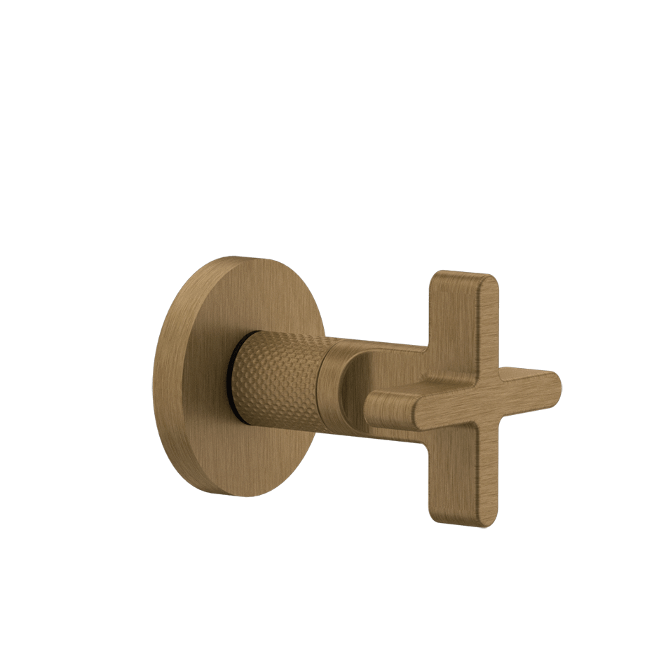 Gessi Stop Valve 58363 in Antique Brass