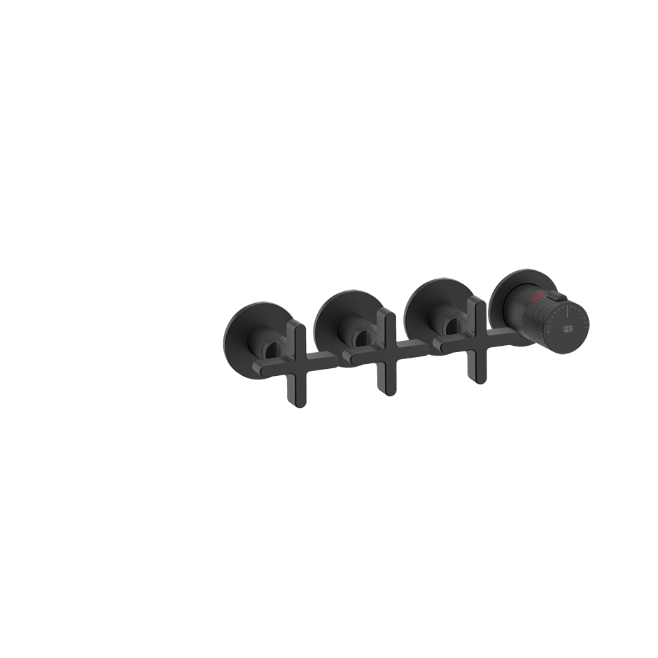 Gessi Shower Mixer 58436 in Matte Black